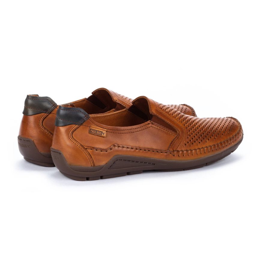 Men's Pikolinos AZORES Moccasins Brown | NZ MA13072